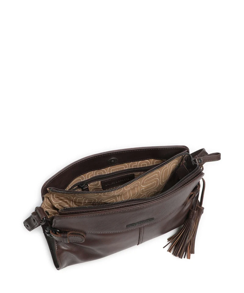 Spikes & Sparrow Hudson Madelon Schultertasche dark brown