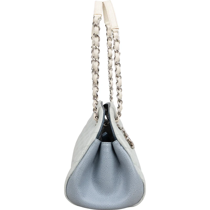 Chanel Quilted Caviar Leather Mademoiselle Bowling Shoulder Bag