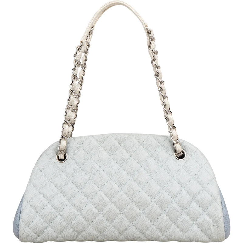 Chanel Quilted Caviar Leather Mademoiselle Bowling Shoulder Bag