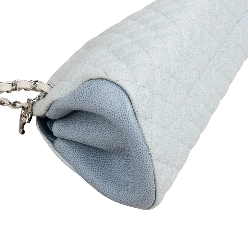 Chanel Quilted Caviar Leather Mademoiselle Bowling Shoulder Bag