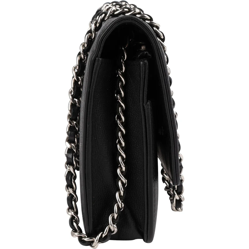 Chanel Caviar Leather CC Wallet on Chain Crossbody Bag