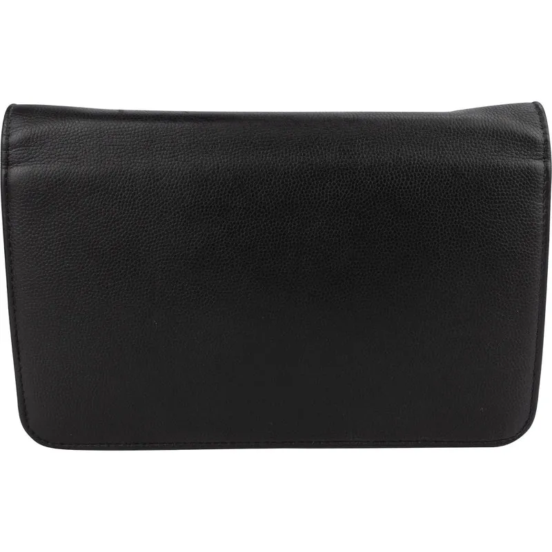 Chanel Caviar Leather CC Wallet on Chain Crossbody Bag