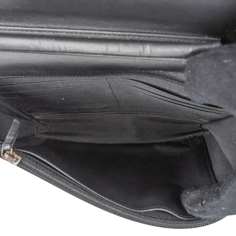 Chanel Caviar Leather CC Wallet on Chain Crossbody Bag