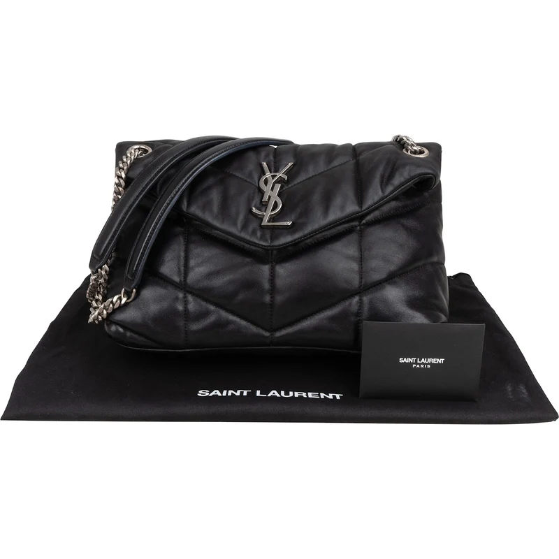 Saint Laurent Quilted Leather Loulou Puffer Crossbody Bag