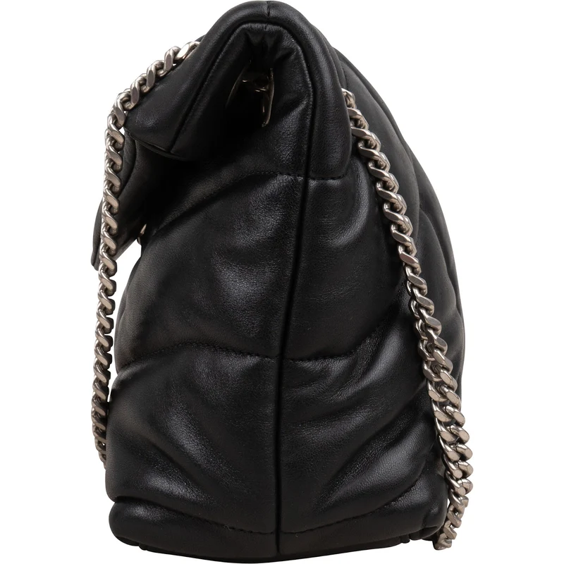 Saint Laurent Quilted Leather Loulou Puffer Crossbody Bag