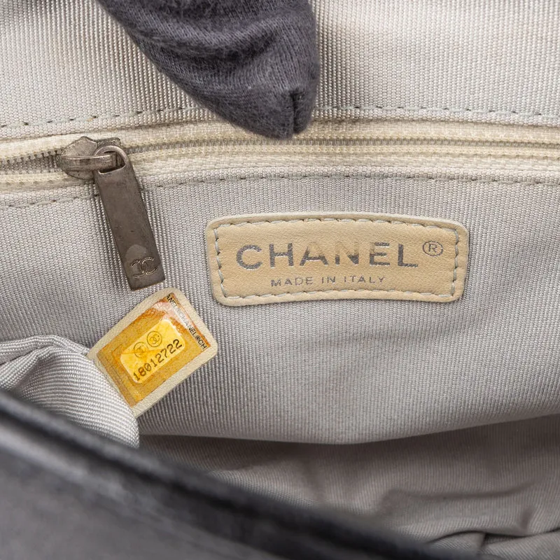 Chanel Quilted Lambskin Bubble Quilt Jumbo Single Flap Crossbody Bag