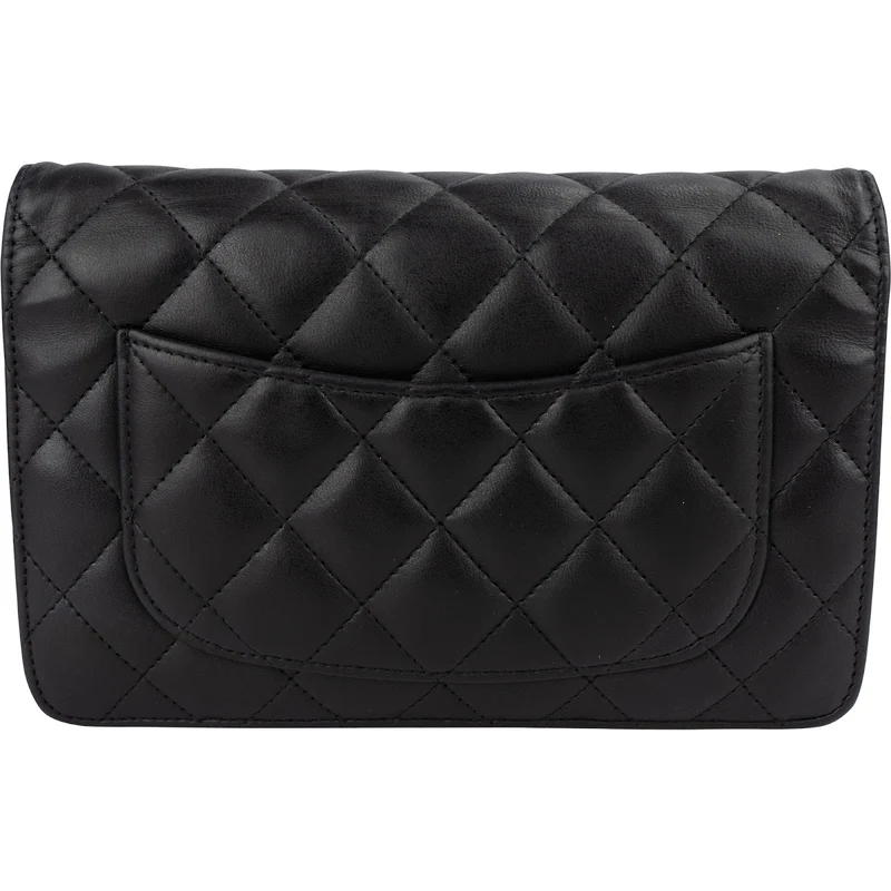Chanel Quilted Lambskin Wallet on Chain Crossbody Bag