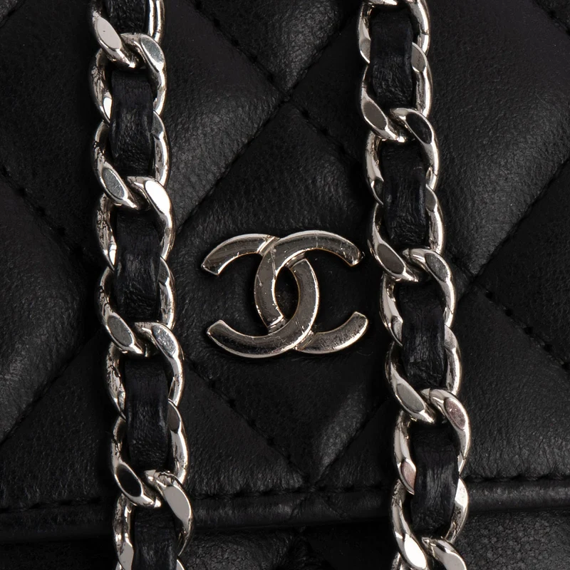 Chanel Quilted Lambskin Wallet on Chain Crossbody Bag
