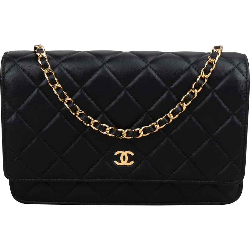 Chanel Quilted Lambskin Wallet On Chain Crossbody Bag