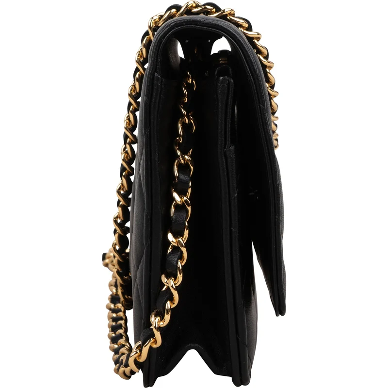 Chanel Quilted Lambskin Wallet On Chain Crossbody Bag