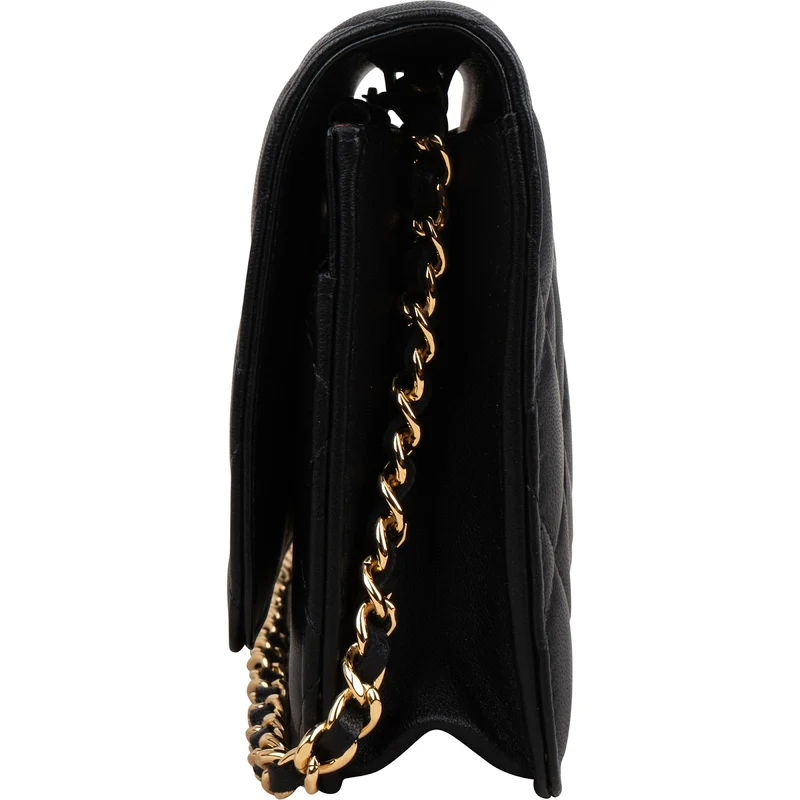 Chanel Quilted Lambskin Wallet On Chain Crossbody Bag