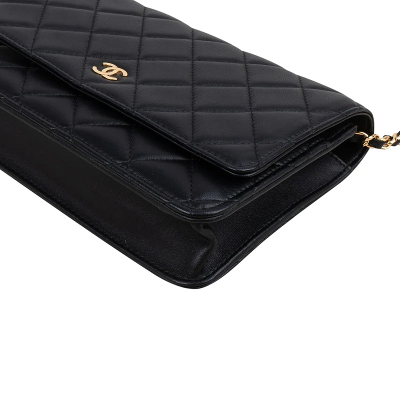 Chanel Quilted Lambskin Wallet On Chain Crossbody Bag