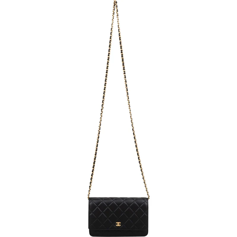 Chanel Quilted Lambskin Wallet On Chain Crossbody Bag