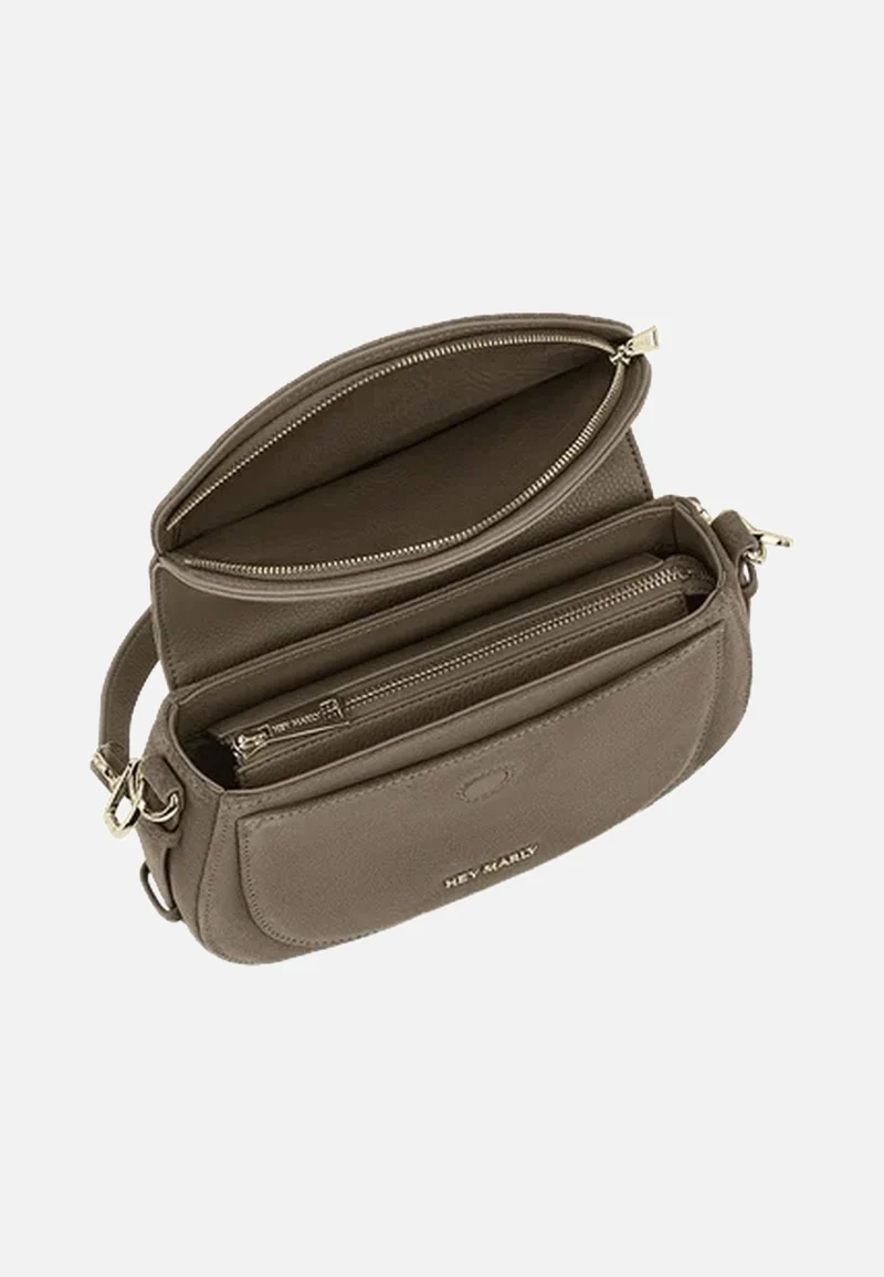 Big Sister Suede Mocha - Crossbody Bag
