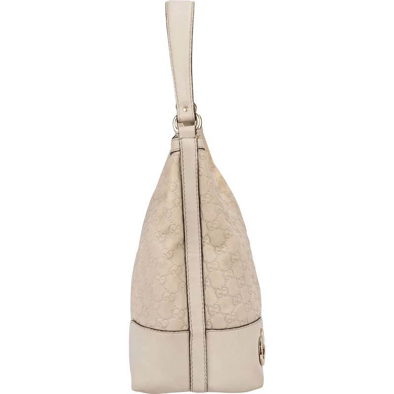 Gucci Guccissima Lovely Heart Hobo Shoulder Bag