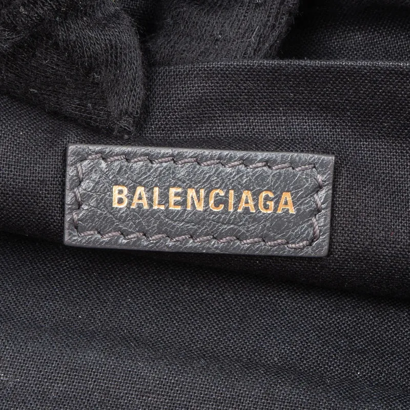 Balenciaga Leather Classic Arena Laptop Case Clutch