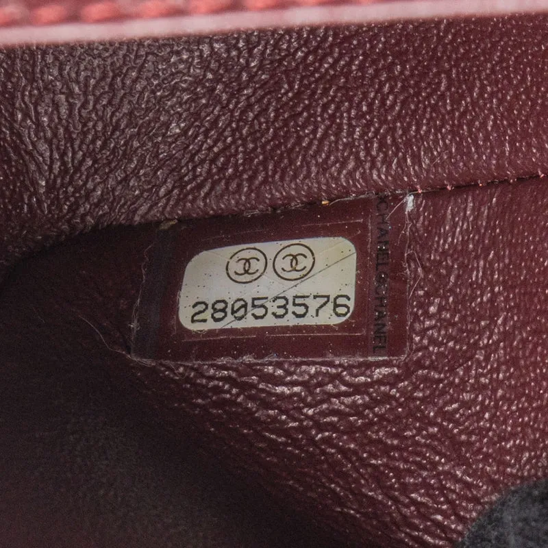 Chanel Quilted Lambskin Medium Double Flap Shoulder Bag