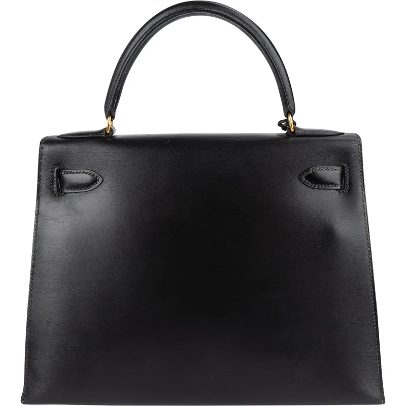 Hermès Box Calf Sellier Kelly 28 Handbag