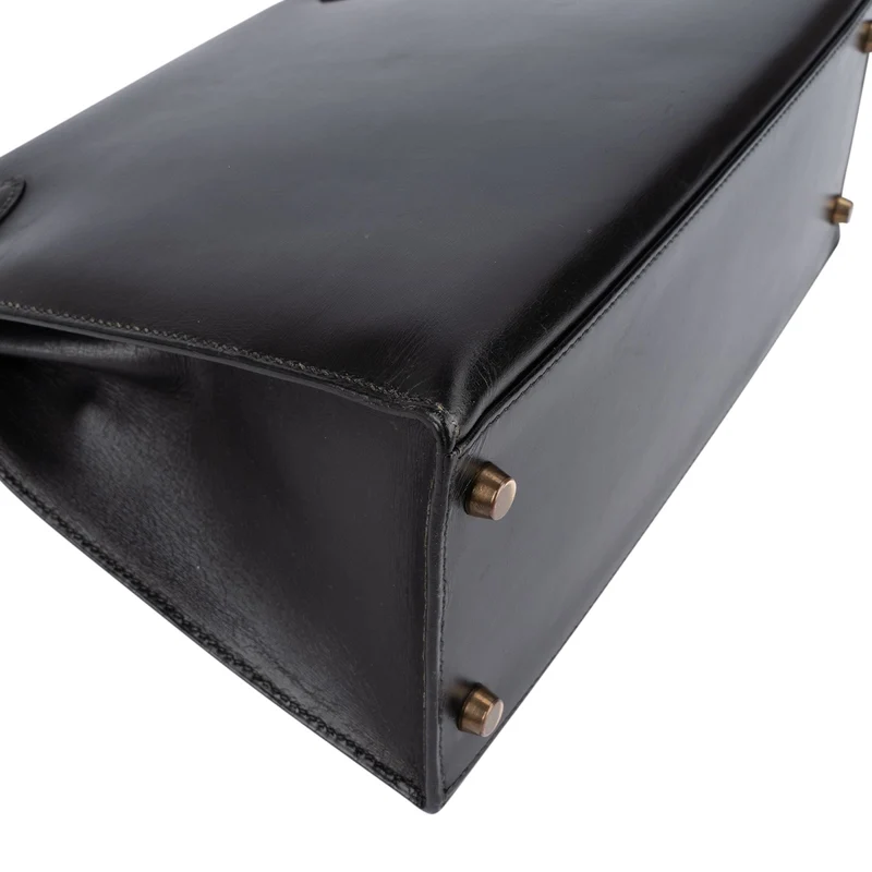 Hermès Box Calf Sellier Kelly 28 Handbag