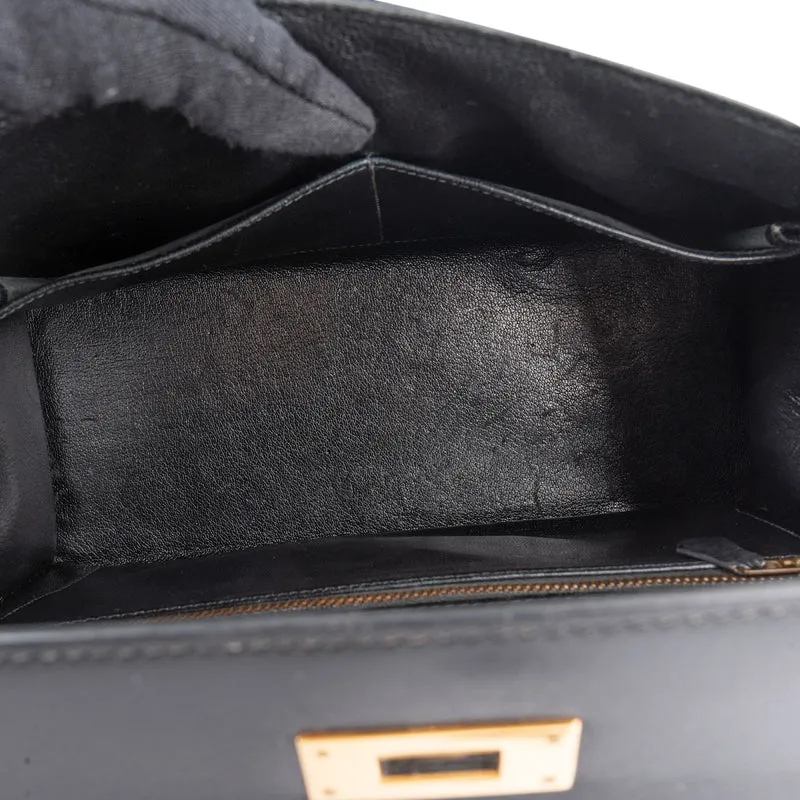 Hermès Box Calf Sellier Kelly 28 Handbag