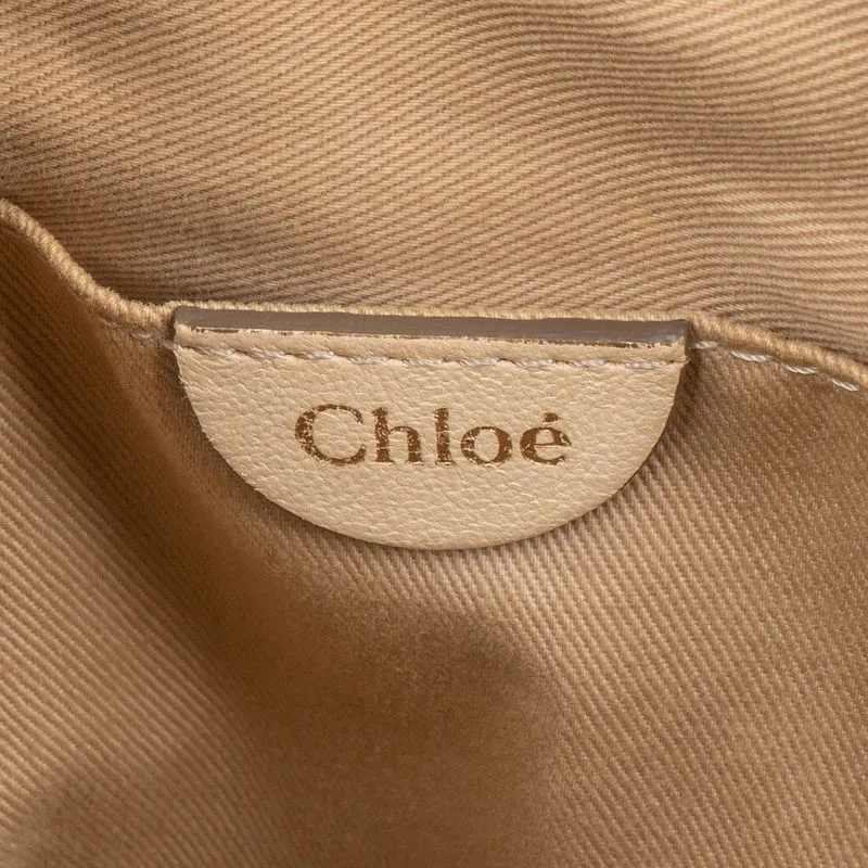 Chloé Smooth Leather Marcie Turnlock Handbag