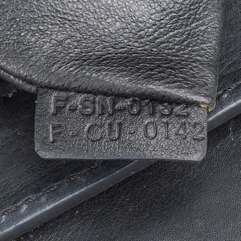 Céline Black Calfskin Luggage Handbag