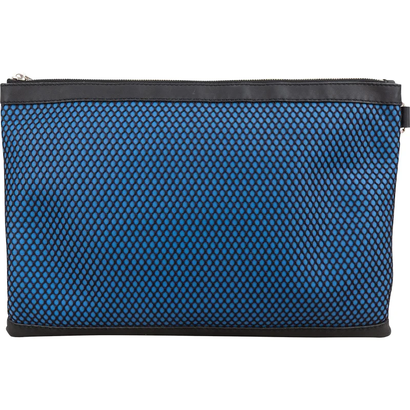 Balenciaga Perforaretd & Leather Arena Clutch