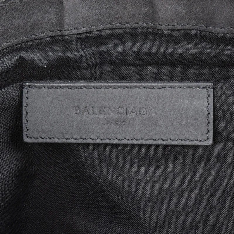Balenciaga Perforaretd & Leather Arena Clutch