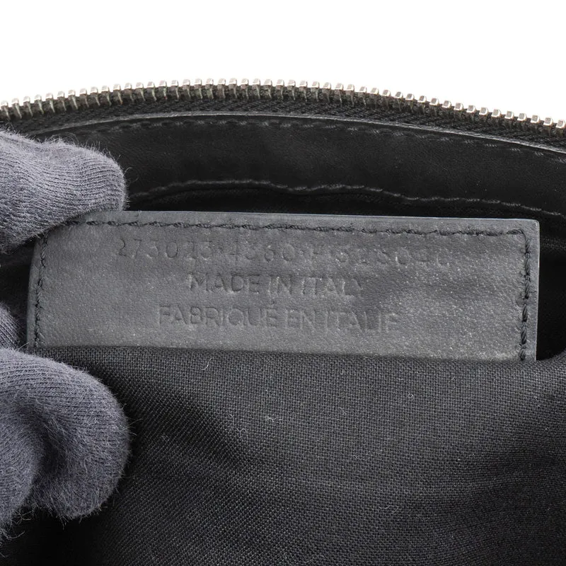 Balenciaga Perforaretd & Leather Arena Clutch