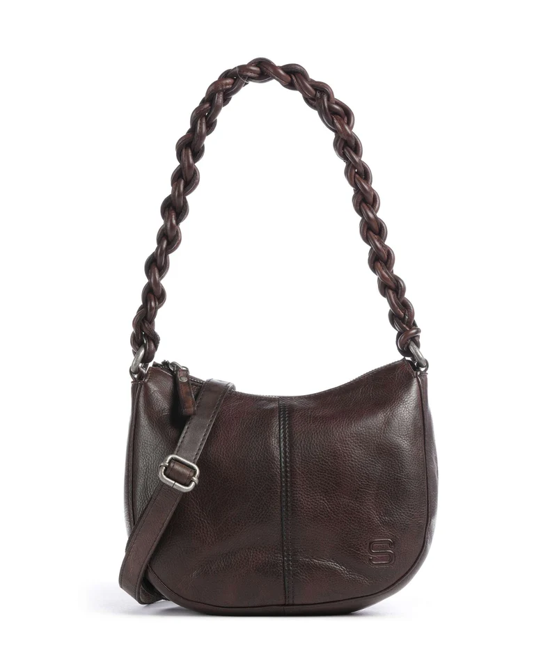 Spikes & Sparrow Apache Jadee Schultertasche dark brown