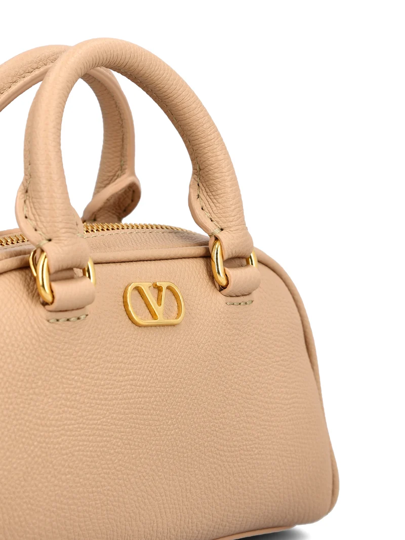 VALENTINO GARAVANI Mini Bauletto Vlogo Signature In Vitello