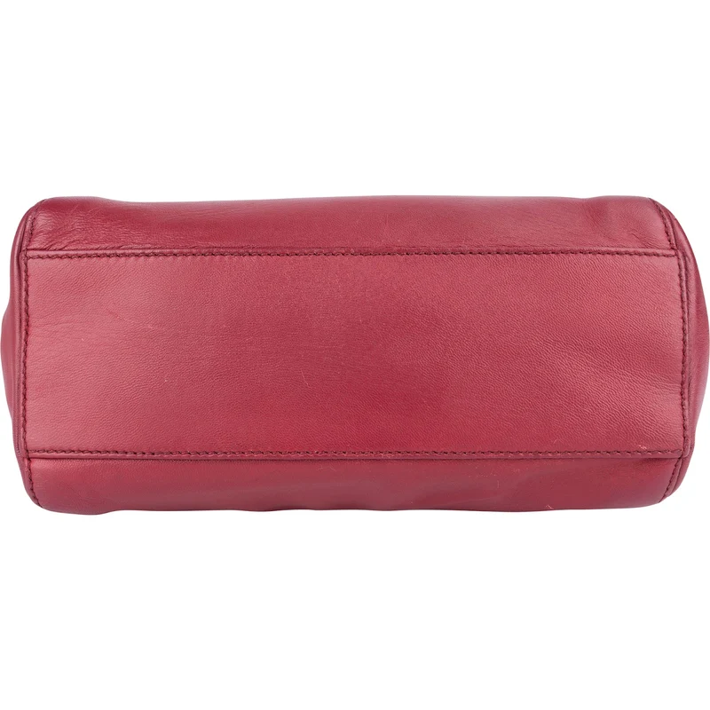 Fendi Leather Peekaboo Mini Handbag