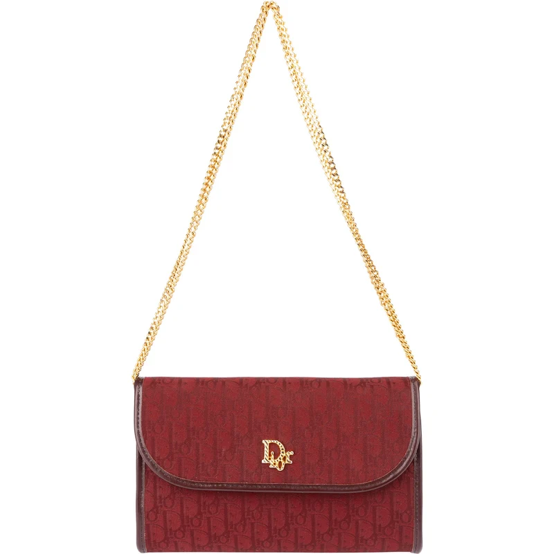 Christian Dior Oblique Monogram Canvas Jacquard Small Flap Crossbody Bag