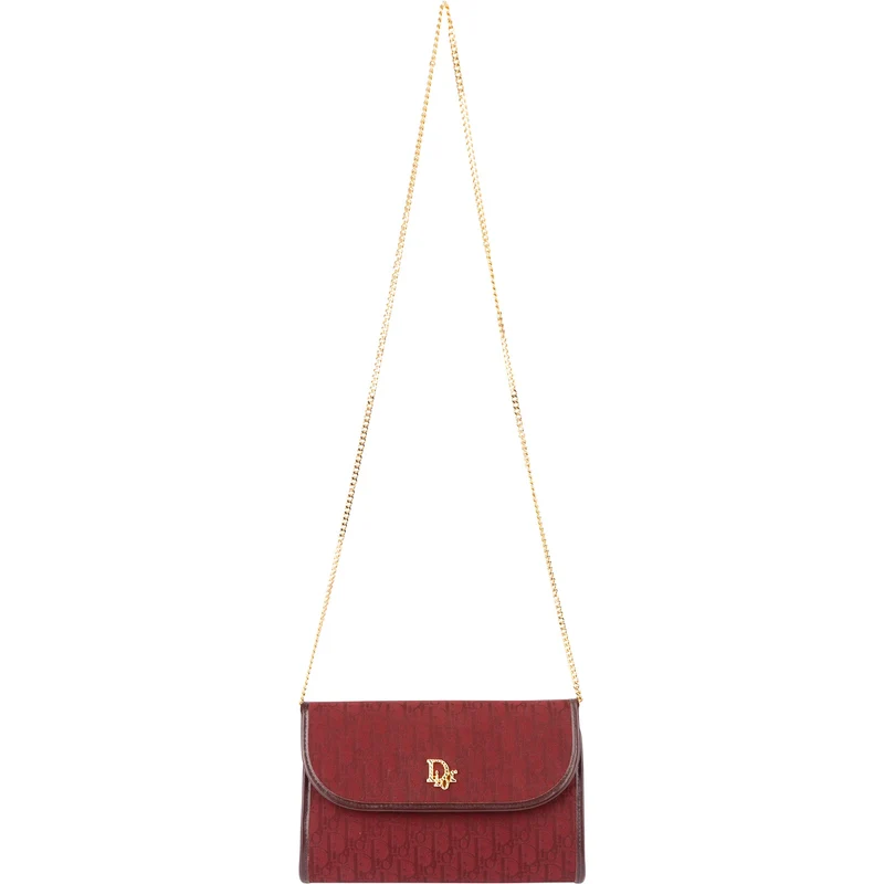 Christian Dior Oblique Monogram Canvas Jacquard Small Flap Crossbody Bag