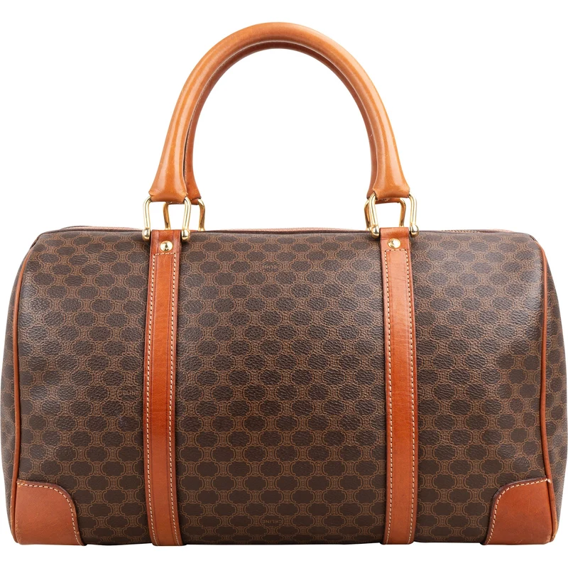 Celine Monogram Macadam Boston 35 Handbag