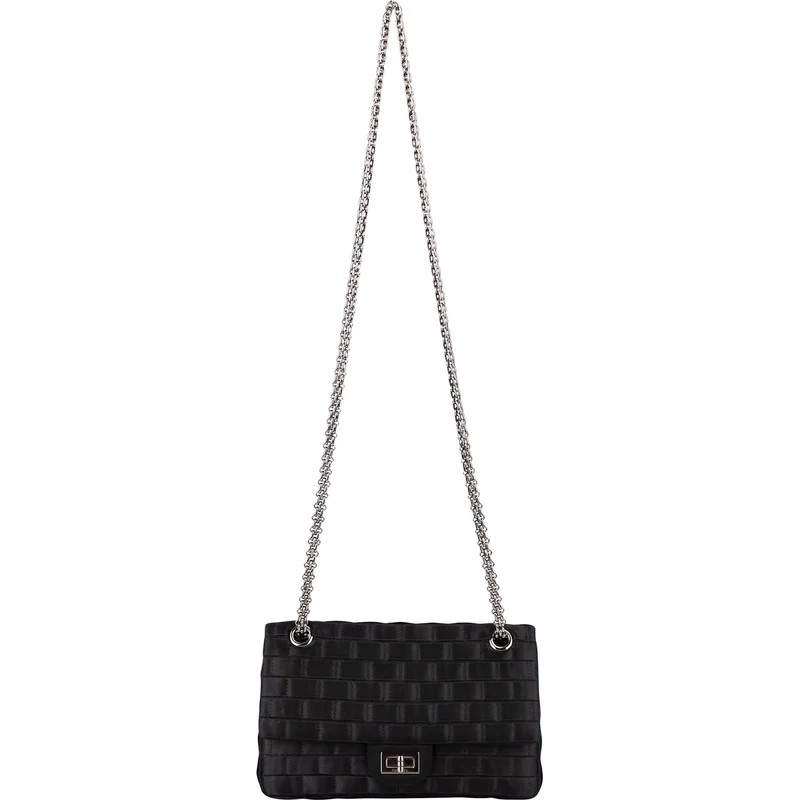 Chanel Rare Sample Satin Chocolate Bar 2.55 Reissue Double Flap Crossbody Bag