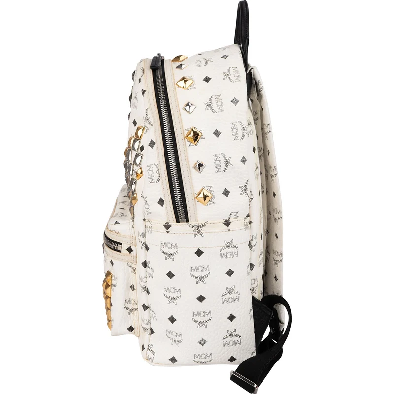 MCM Monogram Visetos Stark Studded Backpack