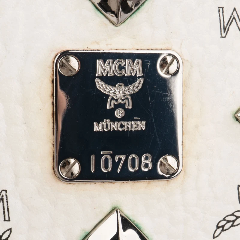MCM Monogram Visetos Stark Studded Backpack
