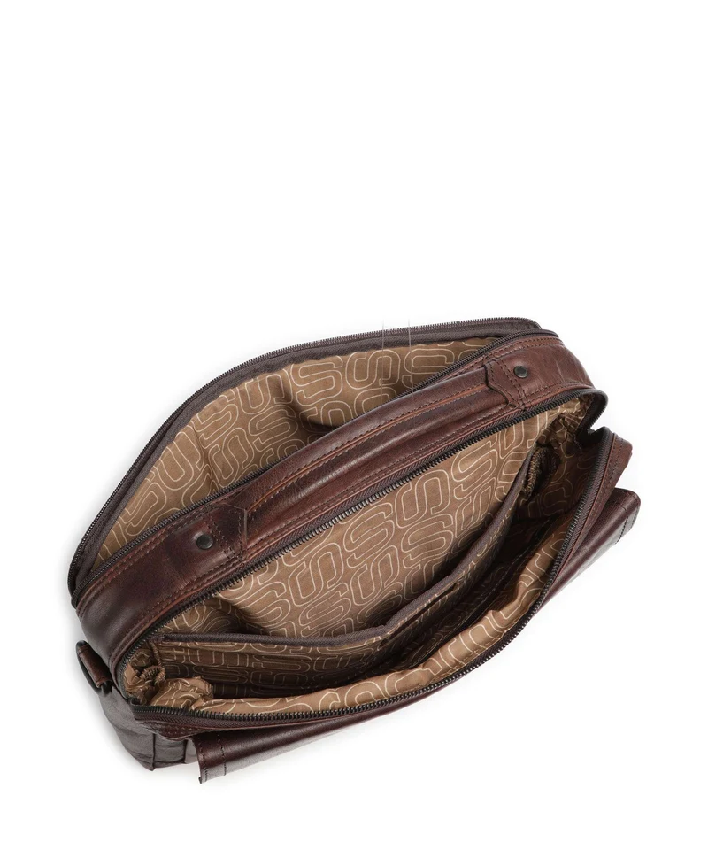 Spikes & Sparrow Bronco Henry Aktentasche dark brown