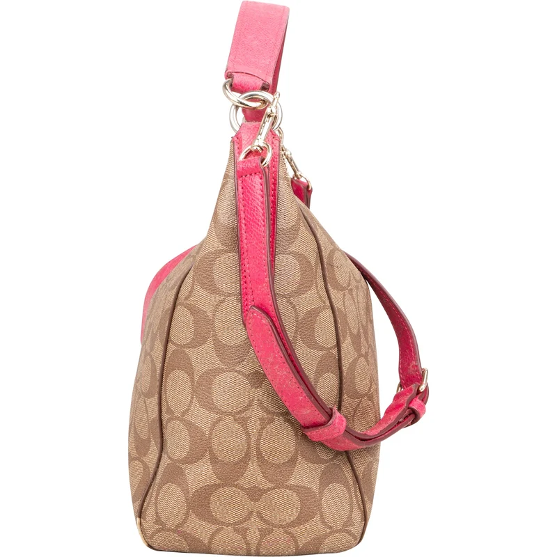 Coach Monogram Signature East West Celeste Hobo Handbag