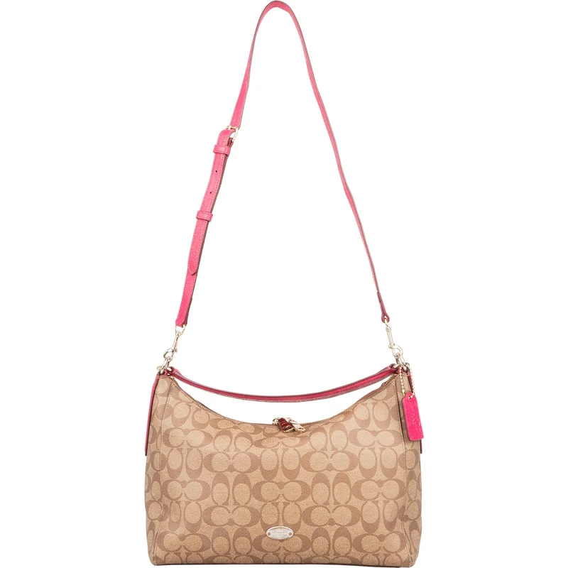 Coach Monogram Signature East West Celeste Hobo Handbag