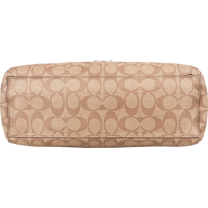 Coach Monogram Signature East West Celeste Hobo Handbag