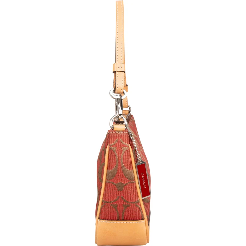 Coach Signature Monogram Pochette Handbag