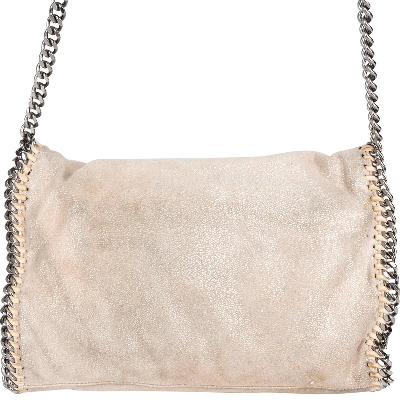 Stella McCartney Shaggy Falabella Fold Over Flap Crossbody Bag