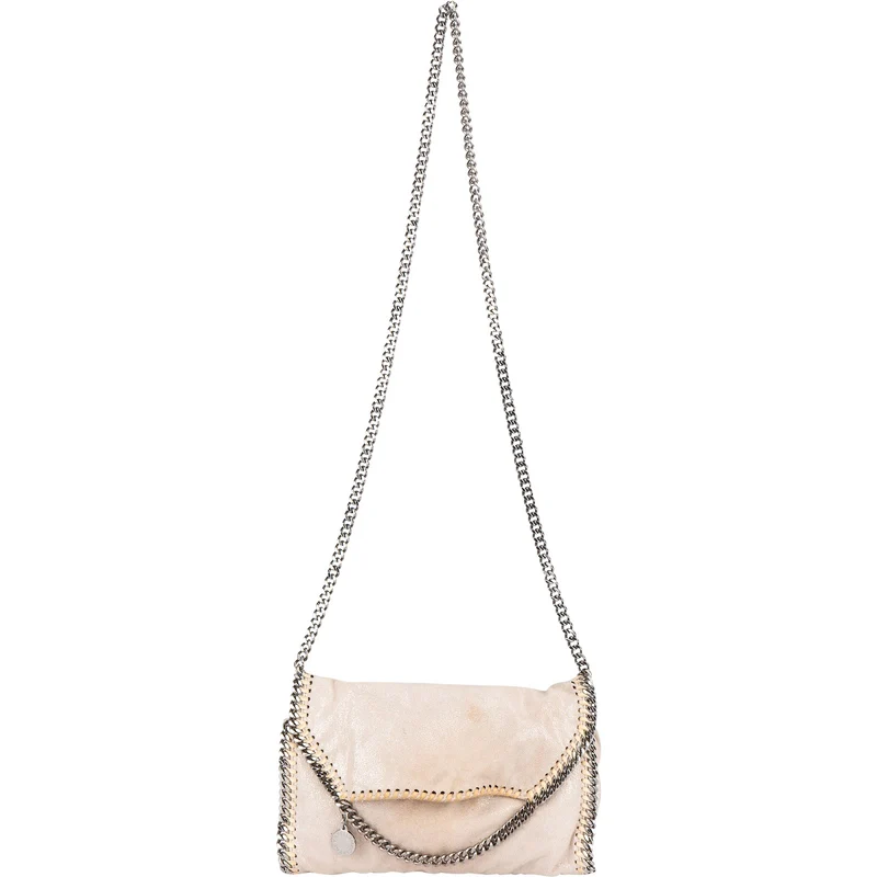Stella McCartney Shaggy Falabella Fold Over Flap Crossbody Bag