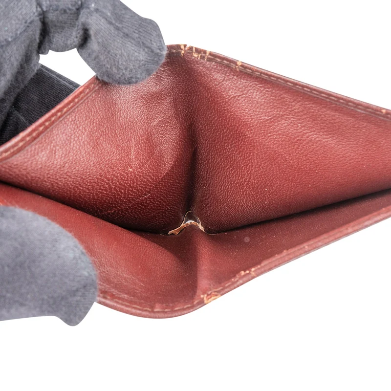 Cartier Bordeaux Leather Wallet