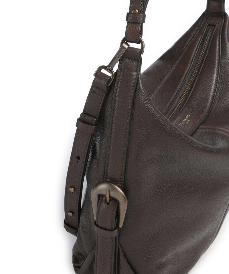 Liebeskind Paris II Vintage Pebble M Beuteltasche deep soil