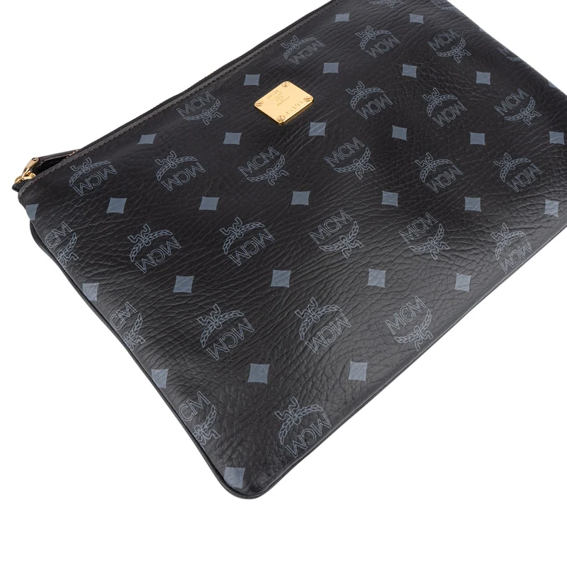 MCM Monogram Visetos Clutch Accessoires Crossbody Bag