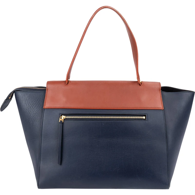 Céline Bicolor Leather Belt Handbag