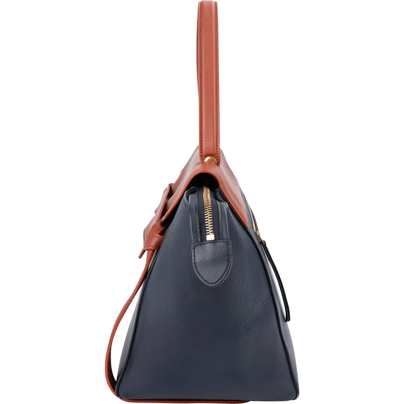 Céline Bicolor Leather Belt Handbag